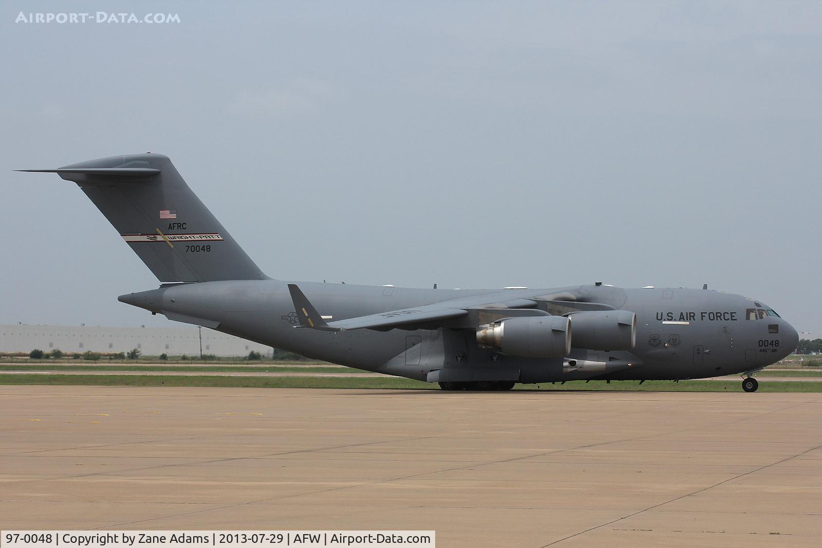 97-0048, 1997 Boeing C-17A Globemaster III C/N P-48, At Alliance Airport - Ft. Worth, TX