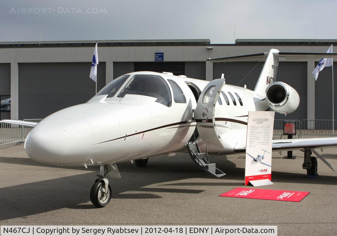 N467CJ, 2010 Cessna 525A CitationJet CJ2 C/N 525A0467, Friedrichshafen AERO2012