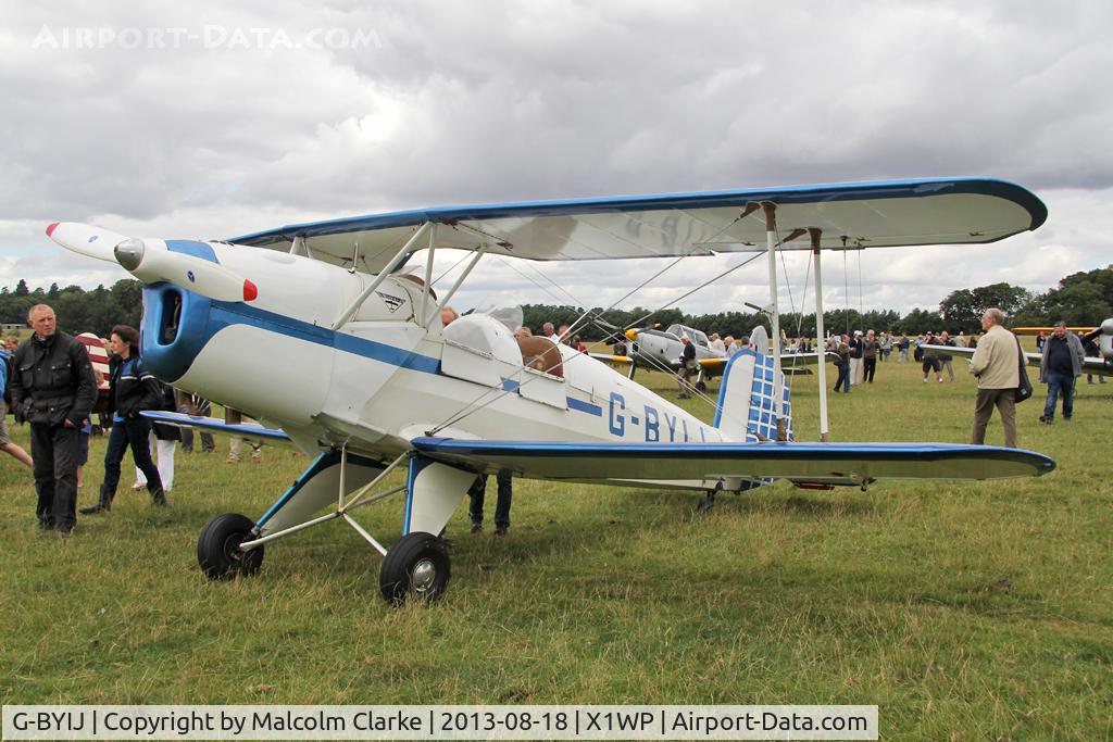 G-BYIJ, 1954 CASA 1-131E Series 2000 C/N 2110, CASA 1-131E Srs 2000 at The De Havilland Moth Club's 28th International Moth Rally at Woburn Abbey. August 2013.