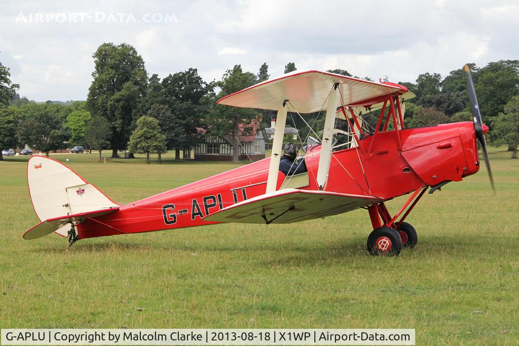 G-APLU, 1941 De Havilland DH-82A Tiger Moth II C/N 85094, De Havilland DH-82A Tiger Moth II at The De Havilland Moth Club's 28th International Moth Rally at Woburn Abbey. August 2013.