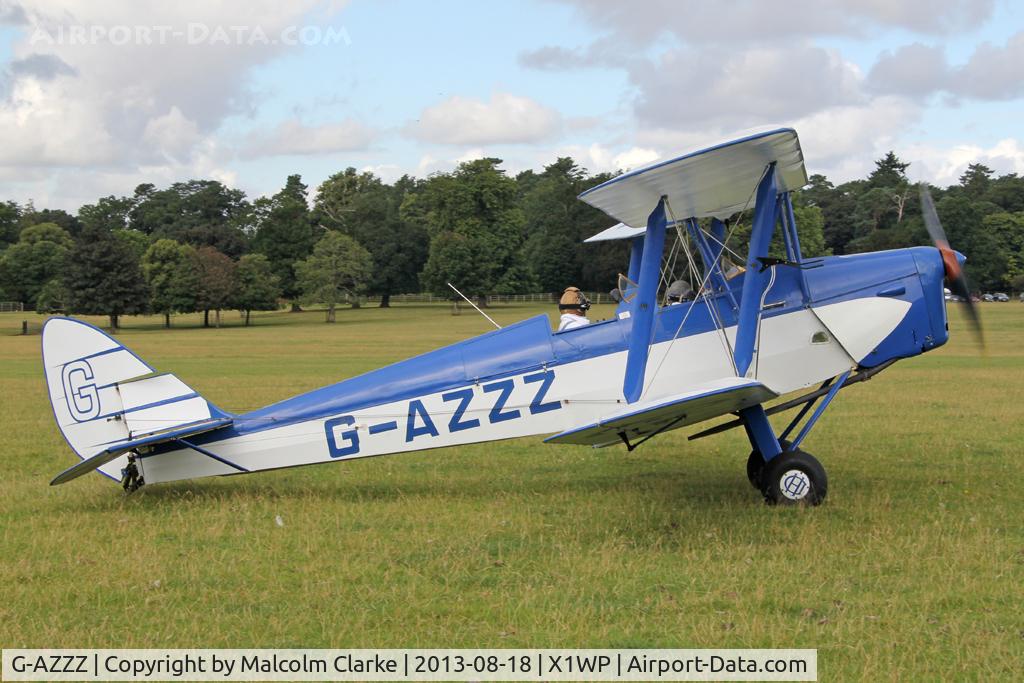 G-AZZZ, 1944 De Havilland DH-82A Tiger Moth II C/N 86311, De Havilland DH-82A Tiger Moth II at The De Havilland Moth Club's 28th International Moth Rally at Woburn Abbey. August 2013.