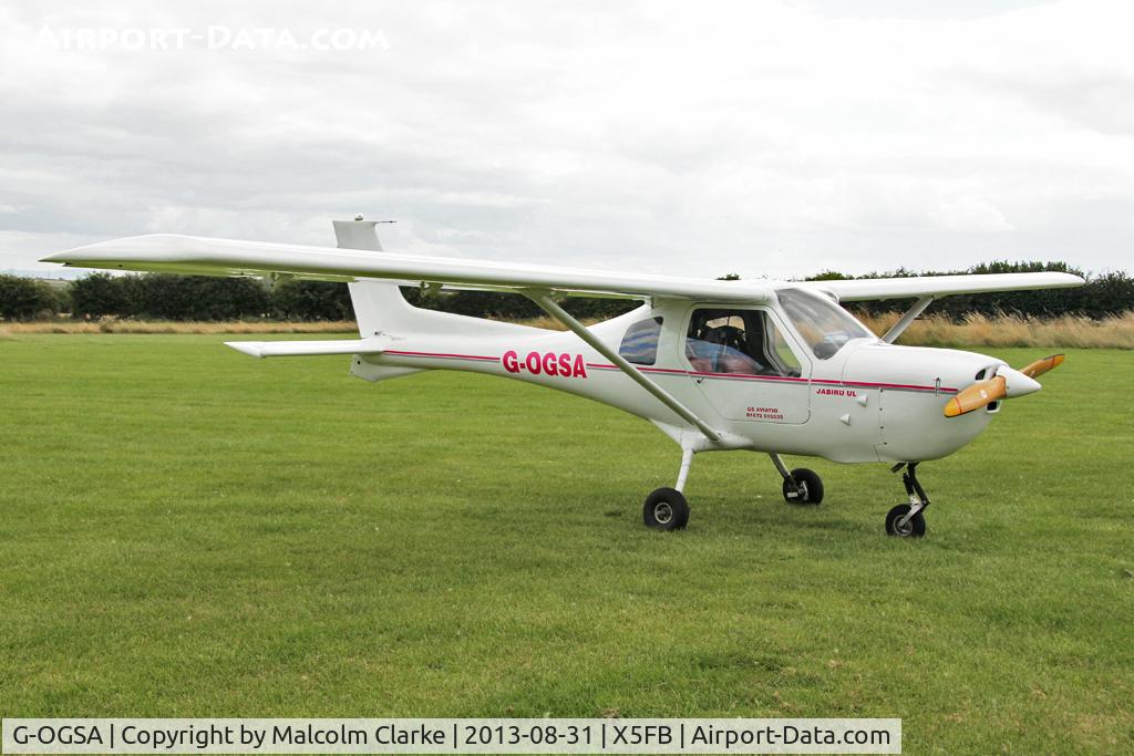 G-OGSA, 2000 Jabiru UL-450 C/N PFA 274A-13540, Jabiru SPL-450, Fishburn Airfield UK, August 2013.
