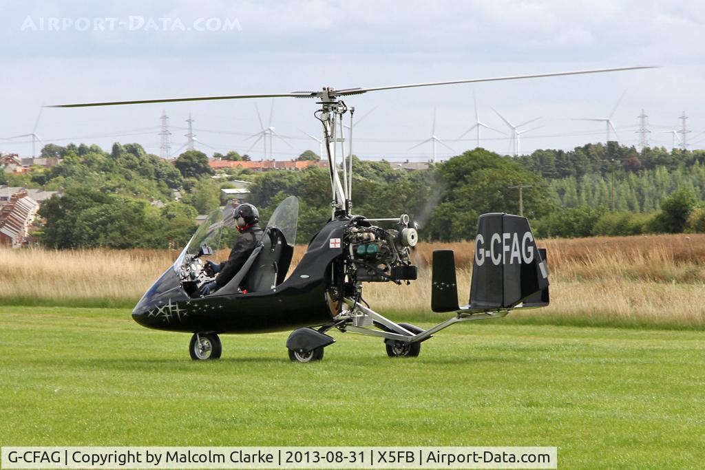 G-CFAG, 2008 Rotorsport UK MT-03 C/N RSUK/MT-03/034, Rotorsport UK MT-03 at Fishburn Airfield, UK, August 2013.
