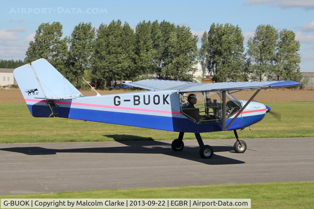 G-BUOK, 1993 Rans S-6-116 Coyote II C/N PFA 204A-12317, Rans S6-116 at The Real Aeroplane Club's Helicopter Fly-In, Breighton Airfield, September 2013.