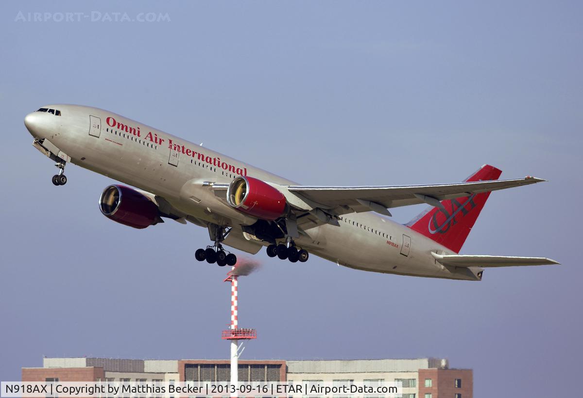 N918AX, 1997 Boeing 777-222 C/N 26935, N918AX