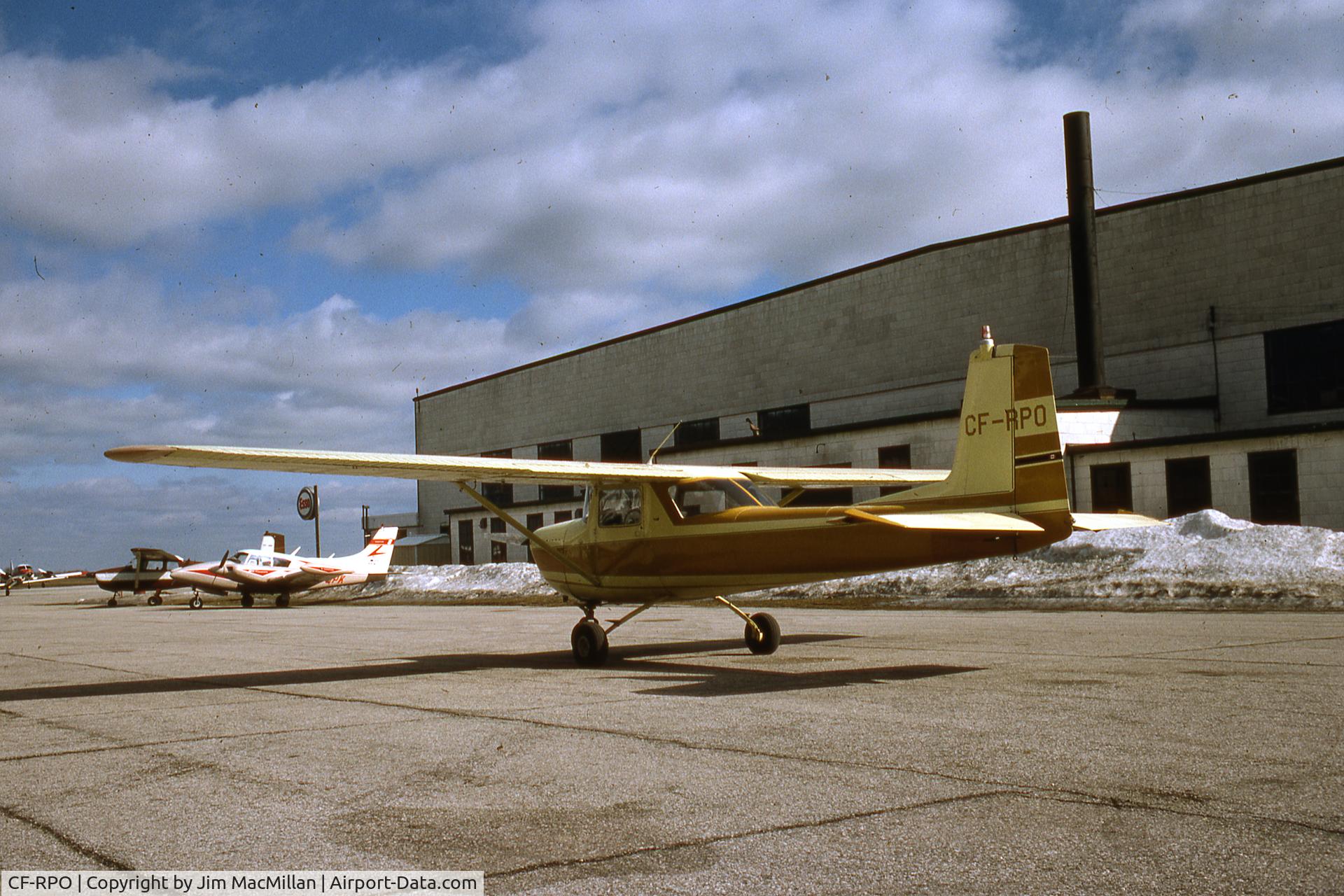 CF-RPO, 1964 Cessna 150E C/N 150-60865, I owned this airplane in the mid 1970's. Based in Hamilton, On and then Burlington, On.