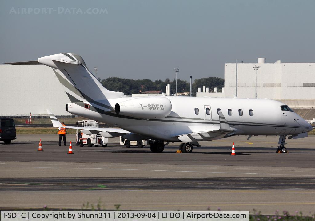 I-SDFC, 2004 Bombardier Challenger 300 (BD-100-1A10) C/N 20013, Parked at the old Terminal...