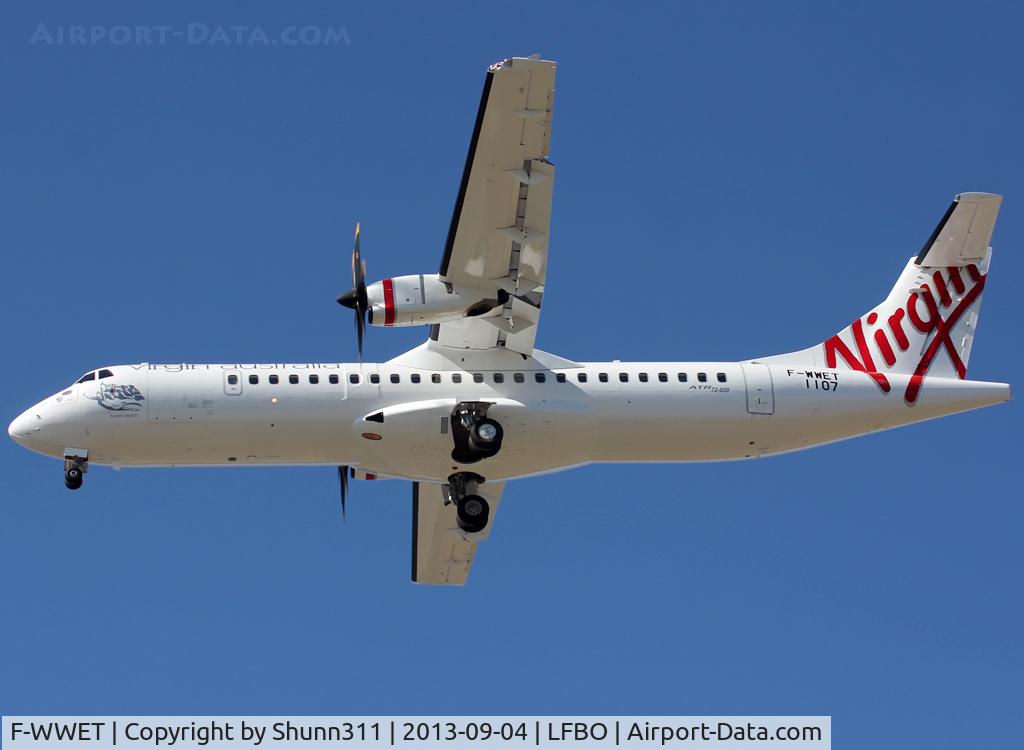 F-WWET, 2013 ATR 72-600 C/N 1107, C/n 1107 - To be VH-VPI