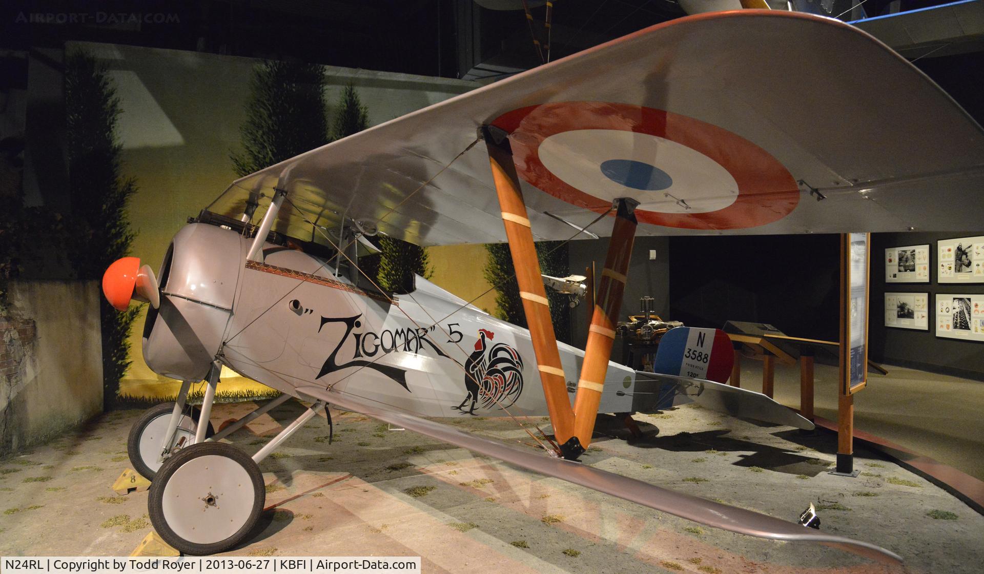 N24RL, Nieuport 24bis Replica C/N 127, At Boeing Field