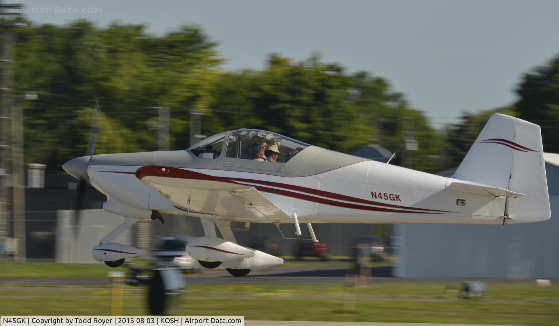 N45GK, 2001 Vans RV-6A C/N 24104, Airventure 2013