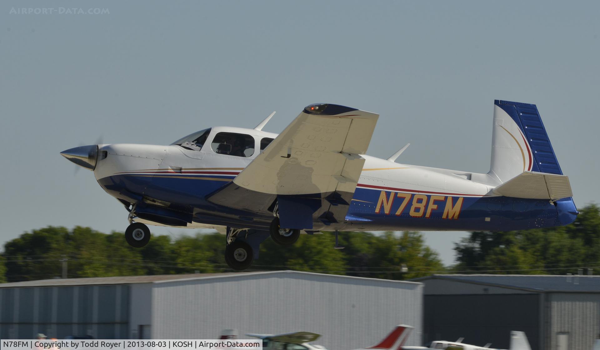 N78FM, 1978 Mooney M20J 201 C/N 24-0768, Airventure 2013