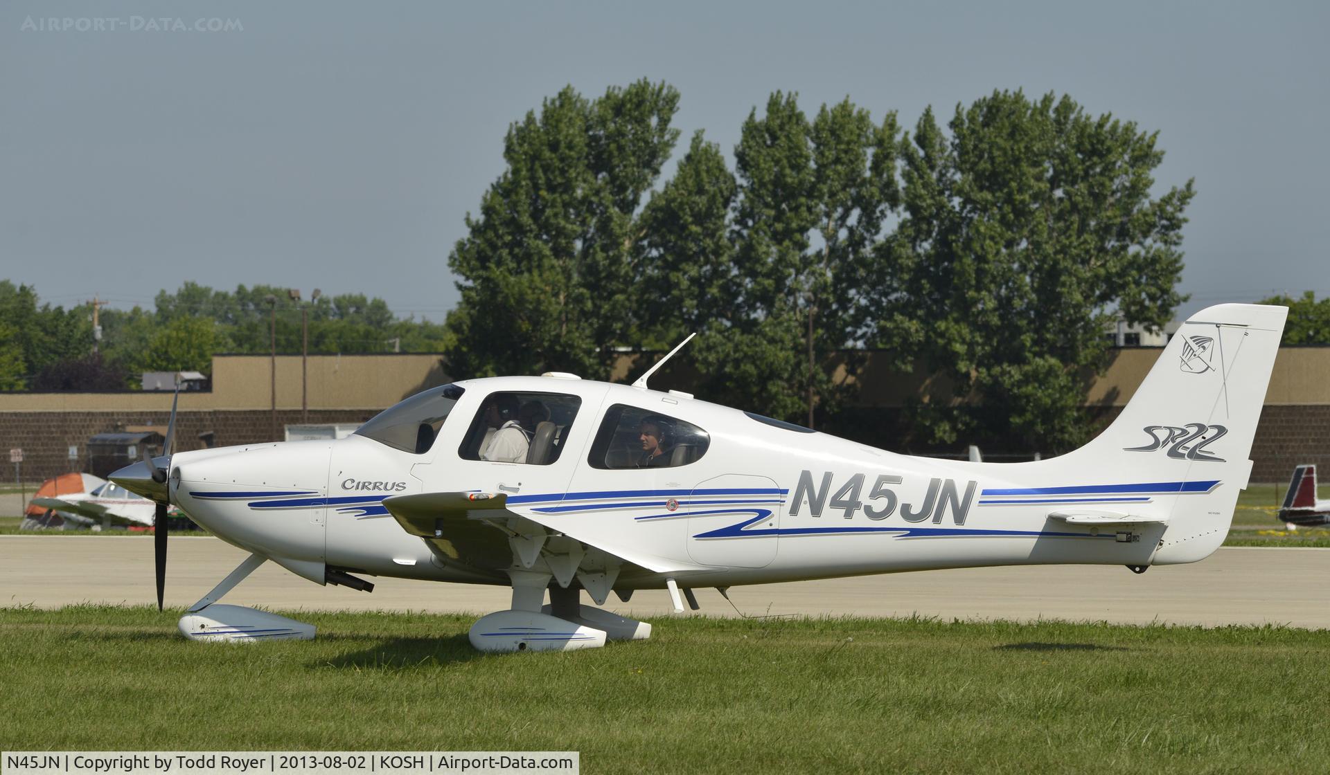 N45JN, 2003 Cirrus SR22 C/N 0489, Airventure 2013