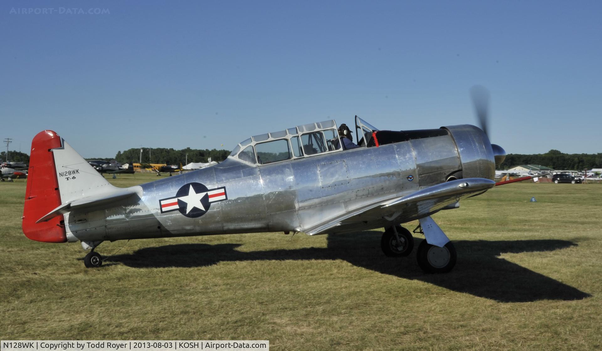 N128WK, 1952 North American AT-6G Texan C/N 168-102 (49-2998), Airventure 2013