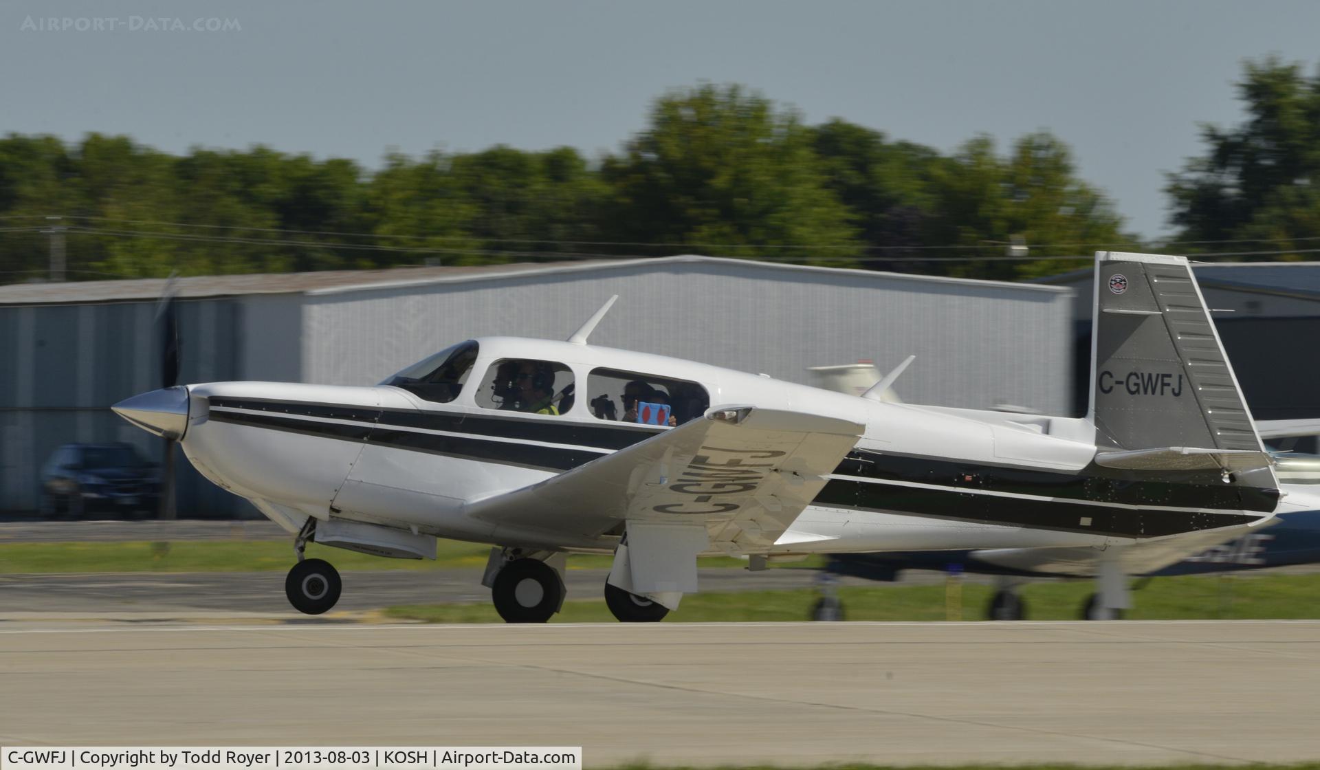 C-GWFJ, 1986 Mooney M20K C/N 25 1073, Airventure 2013