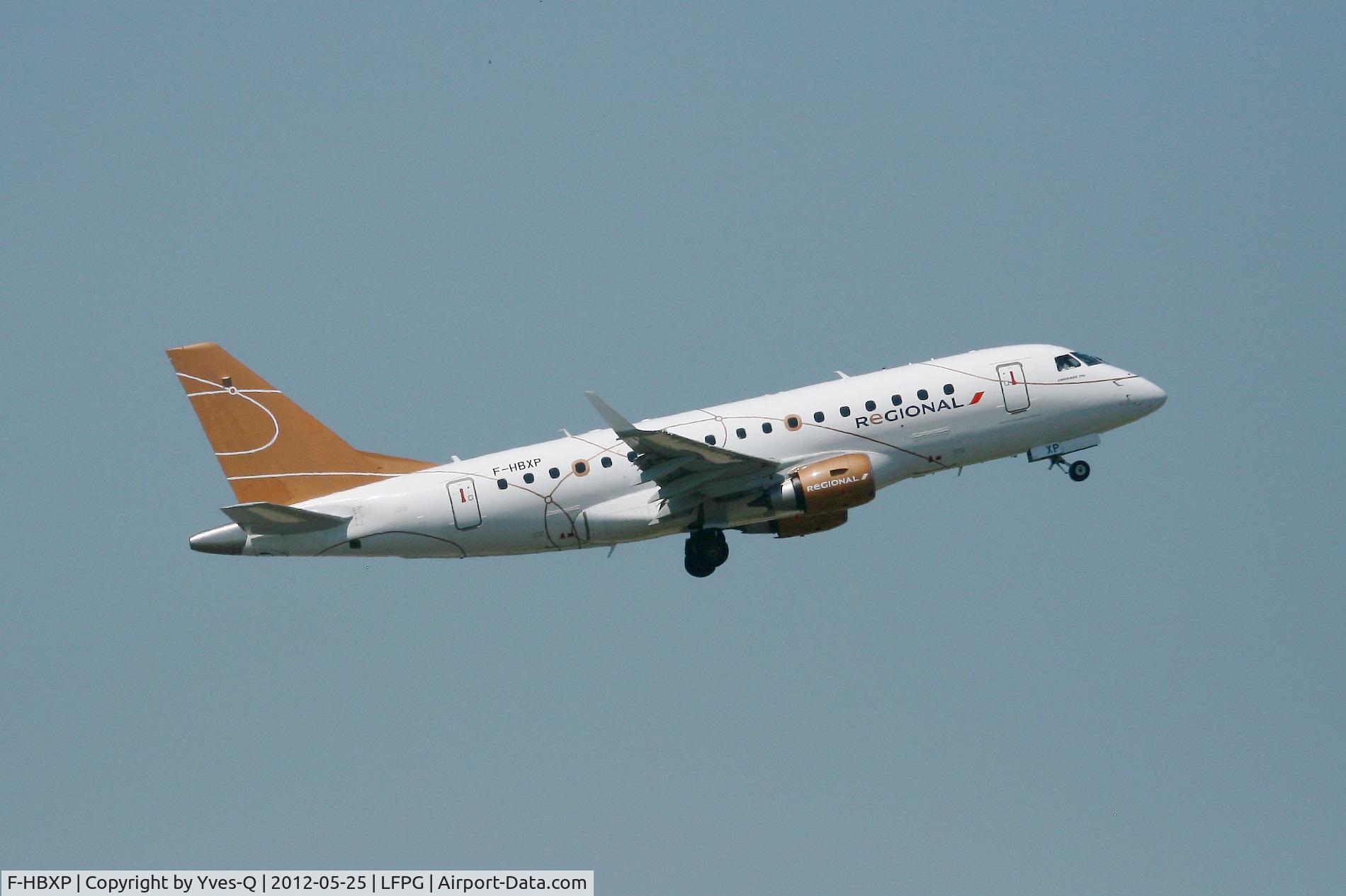 F-HBXP, 2004 Embraer 170LR (ERJ-170-100LR) C/N 17000036, Embraer ERJ-170ST, Take-off Rwy 08L, Roissy Charles De Gaulle Airport (LFPG-CDG)