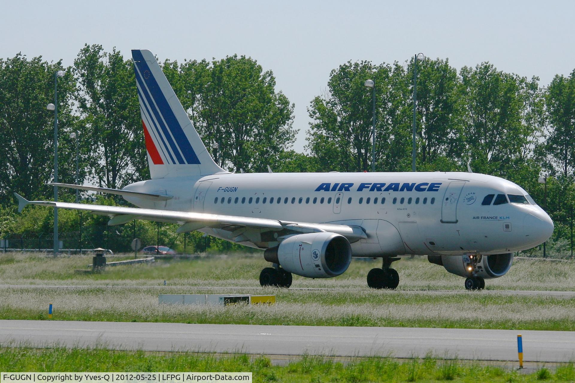 F-GUGN, 2006 Airbus A318-111 C/N 2918, Airbus A318-111, Taxiing before take off, Roissy Charles De Gaulle Airport (LFPG-CDG)