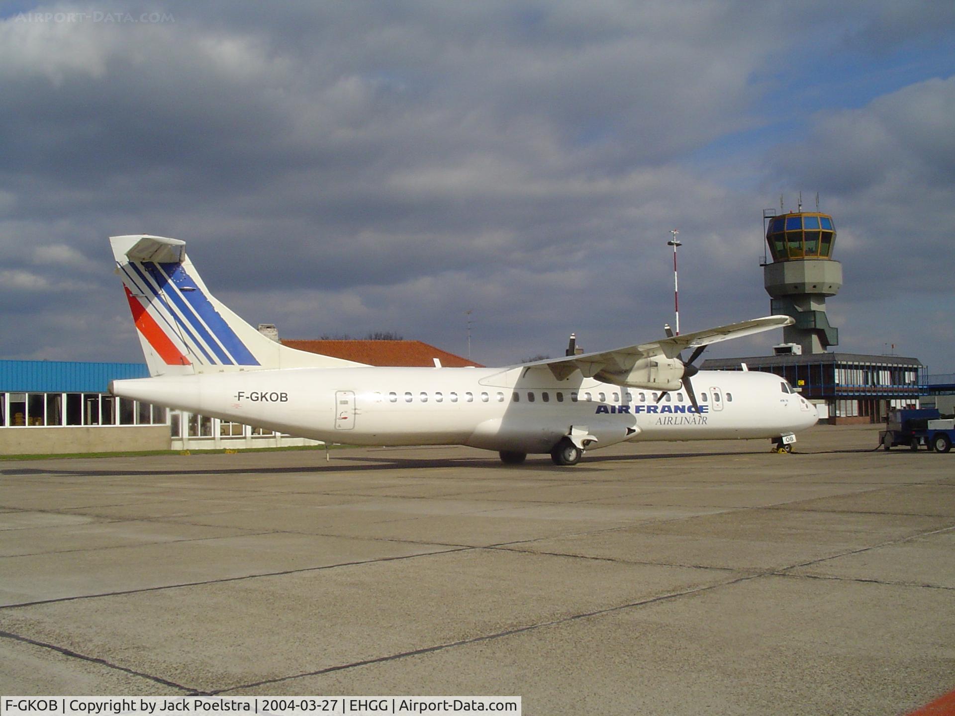 F-GKOB, 1991 ATR 72-202 C/N 232, F-GKOB in Air France colours at Groningen airport