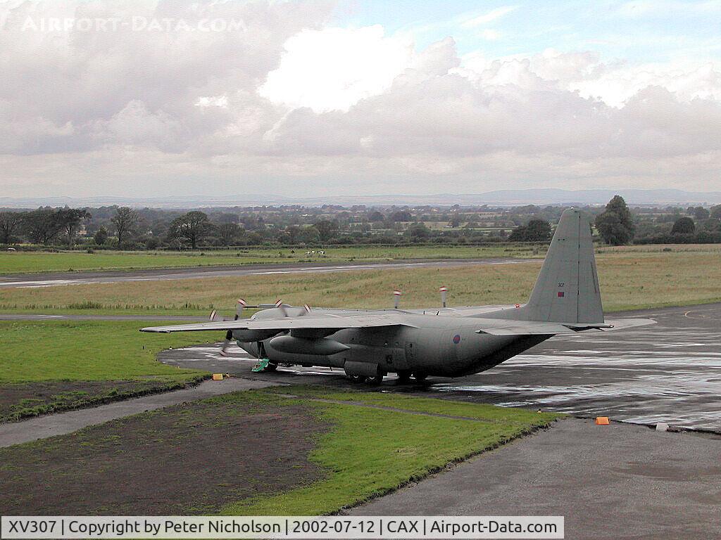 XV307, 1966 Lockheed C-130K Hercules C.3 C/N 382-4275, Another view of this Lyneham Transport Wing Hercules C.3, callsign Mallard 1, as seen at Carlisle in the Summer of 2002.