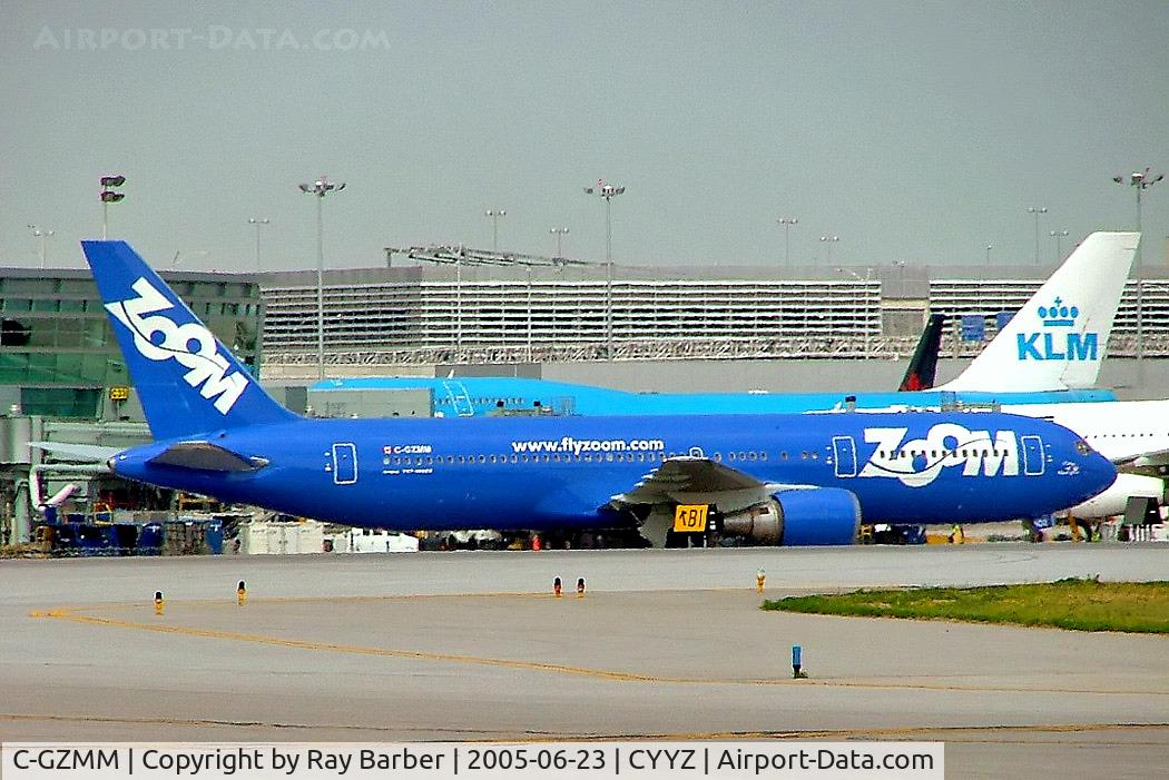 C-GZMM, 1993 Boeing 767-328/ER C/N 27136, Boeing 767-328ER [27136] (Zoom Airlines) Toronto~C 23/06/2005