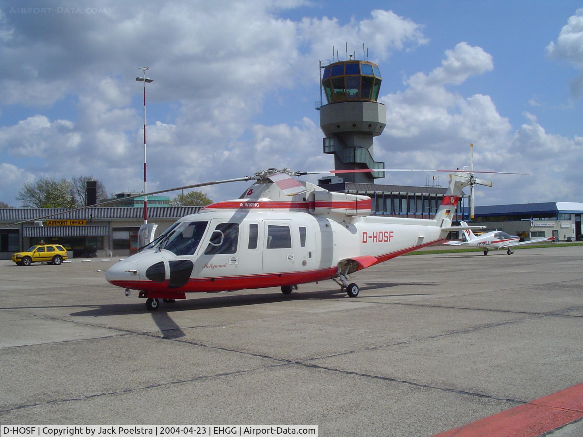 D-HOSF, Sikorsky S-76B C/N 760413, S-76B Wiking helicopters at Groningen airport