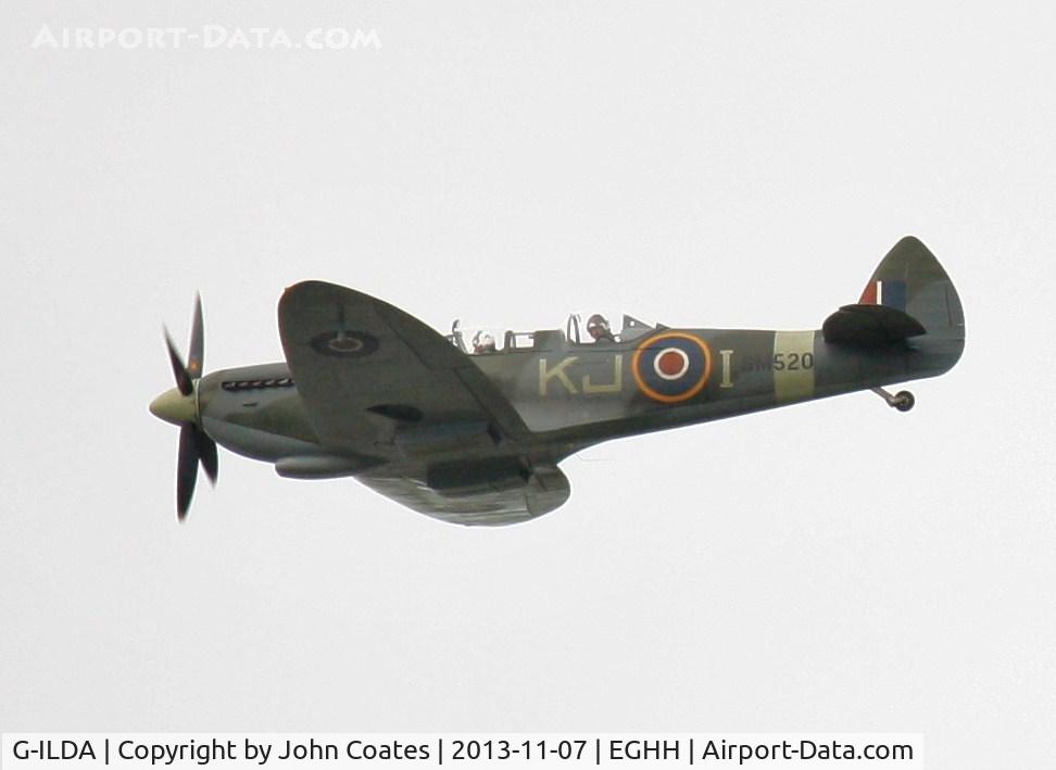 G-ILDA, 1944 Supermarine 509 Spitfire TR.IXc C/N CBAF.10164, Circuit bashing