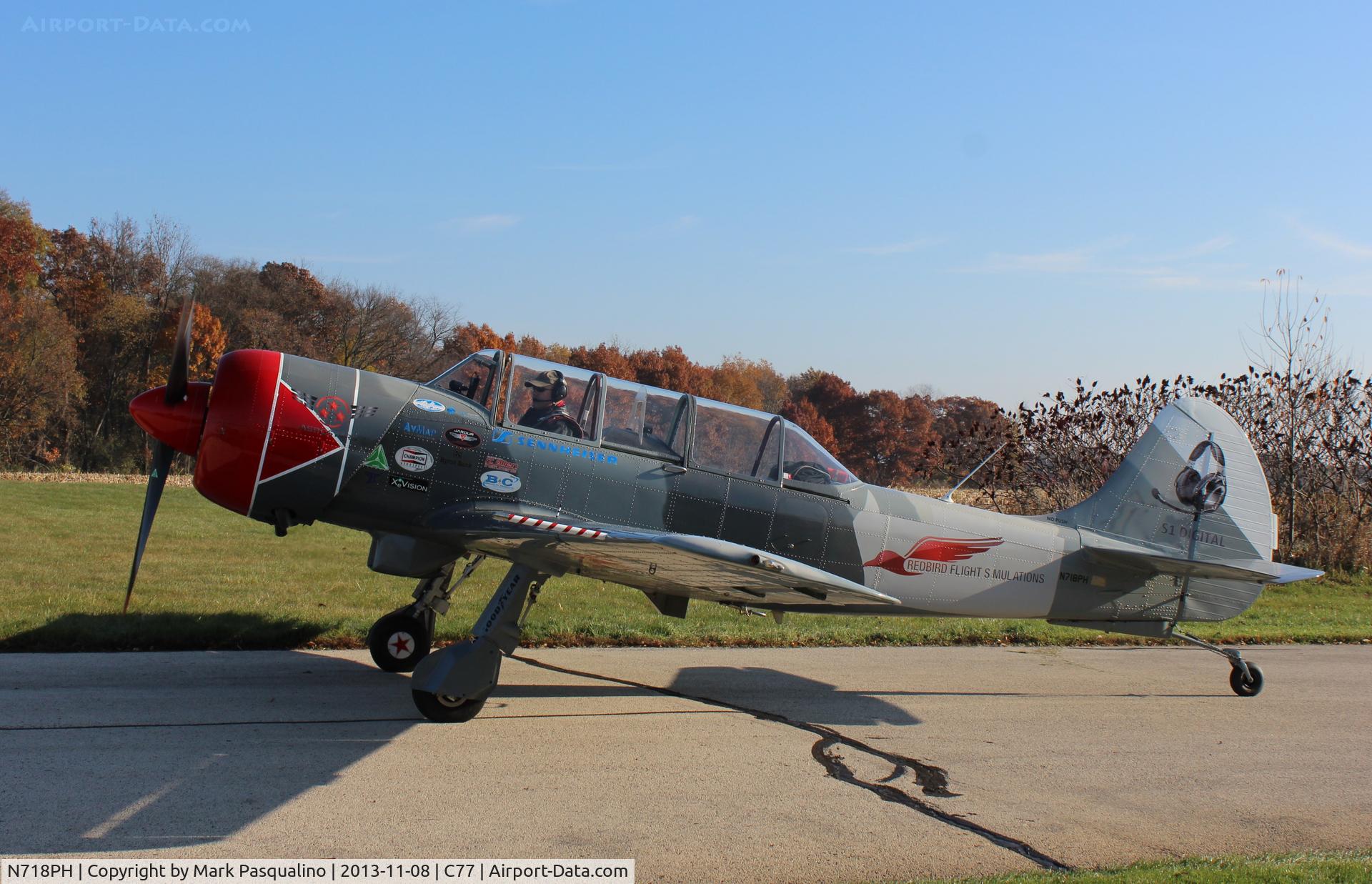 N718PH, 2003 Yakovlev (Aerostar) Yak-52TW C/N 0312503, YAK-52TW