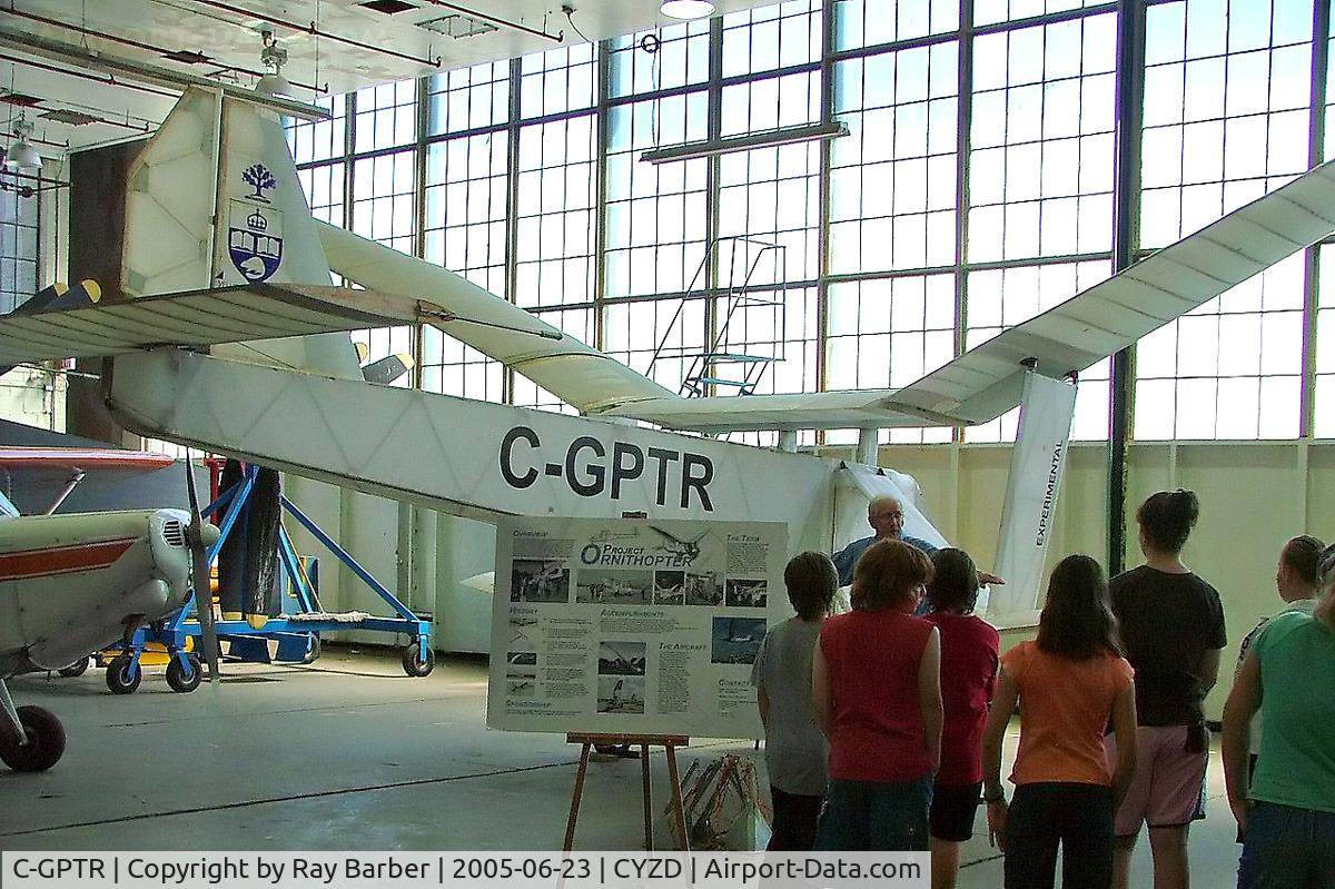 C-GPTR, 1996 Ornithopter ORNITHOPTER MODEL NO. 1 C/N 00001, C-GPTR   Project Ornithopter Model No.1 [00001] Toronto-Downsview~C 23/06/2005