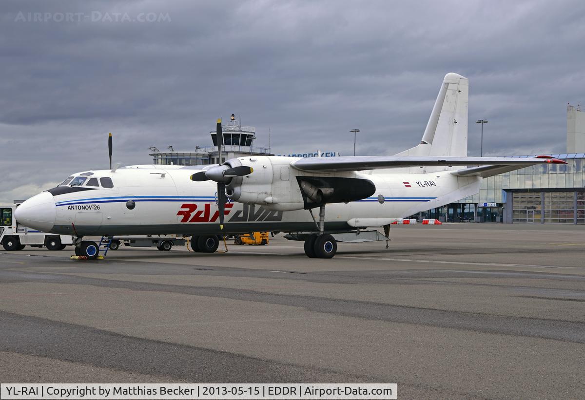 YL-RAI, 1980 Antonov An-26B C/N 10103, YL-RAI
