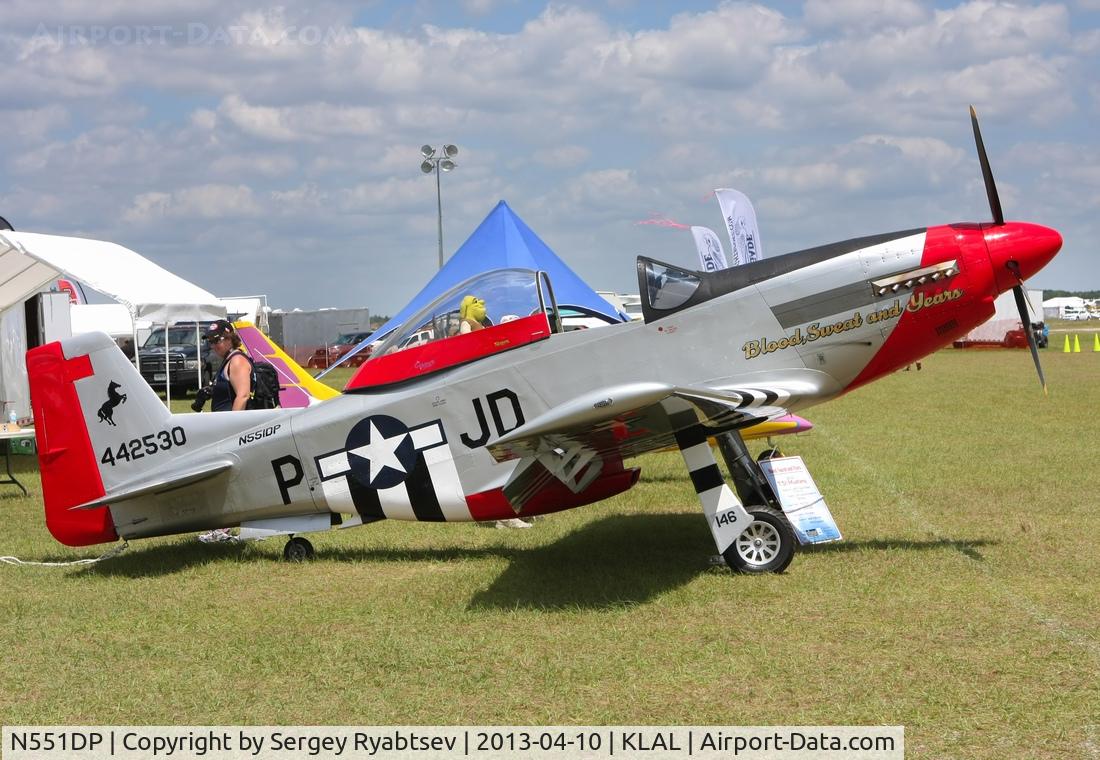 N551DP, 2012 Titan T-51 Mustang C/N M09SV6SOHK0146, Sun-n-Fun