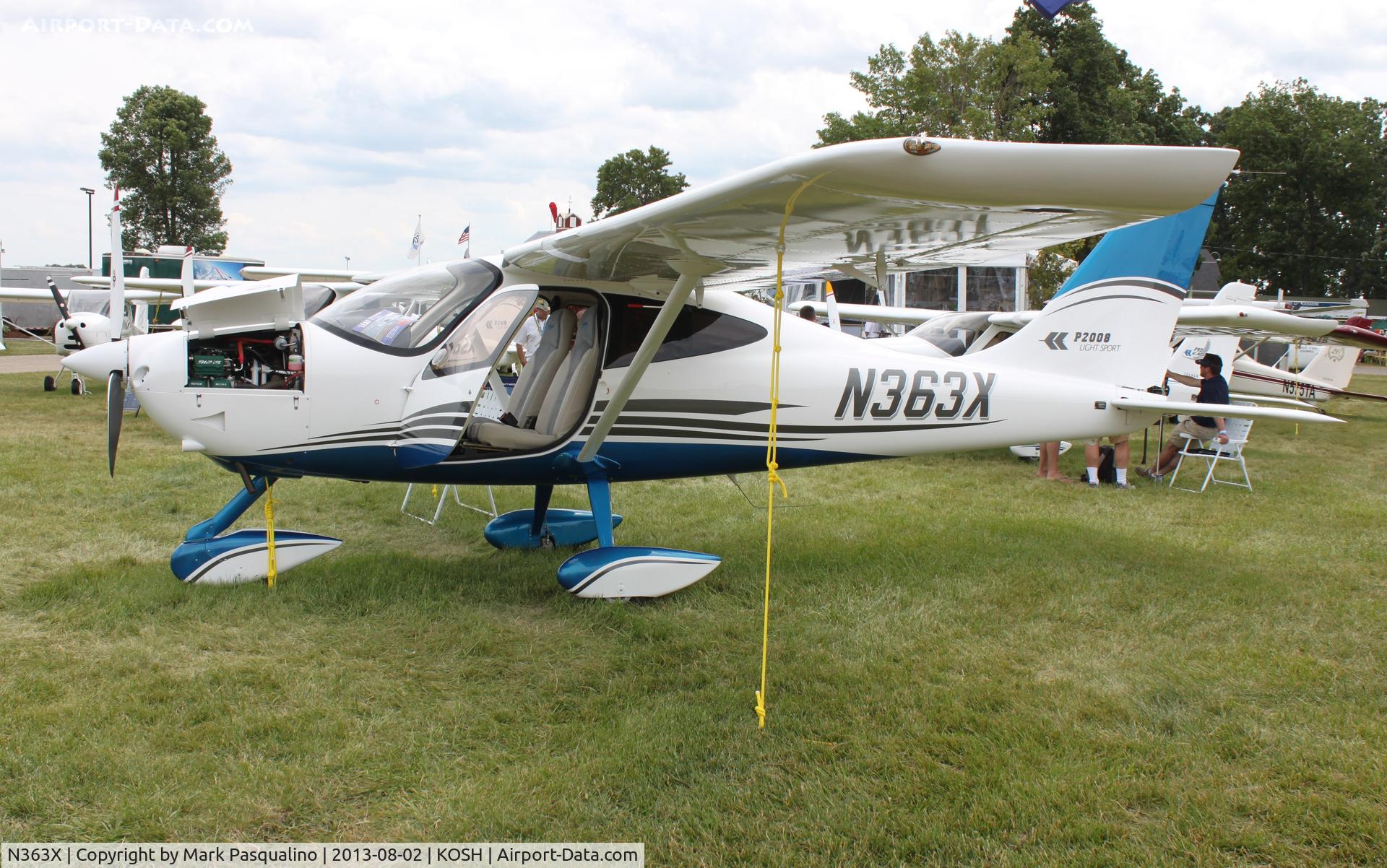 N363X, 2012 Tecnam P-2008 C/N 070, Tecnam P-2008