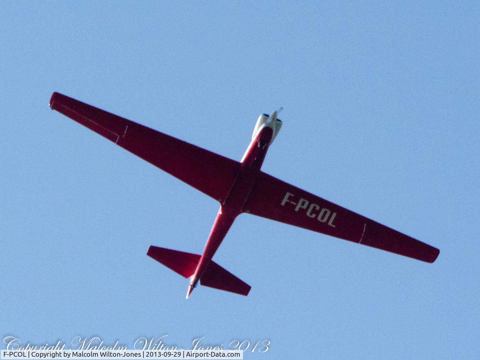 F-PCOL, Sportavia-Putzer RF-5 C/N A2, Seen flying between Boulogne and Wimereux, Pas-de-Calais, France