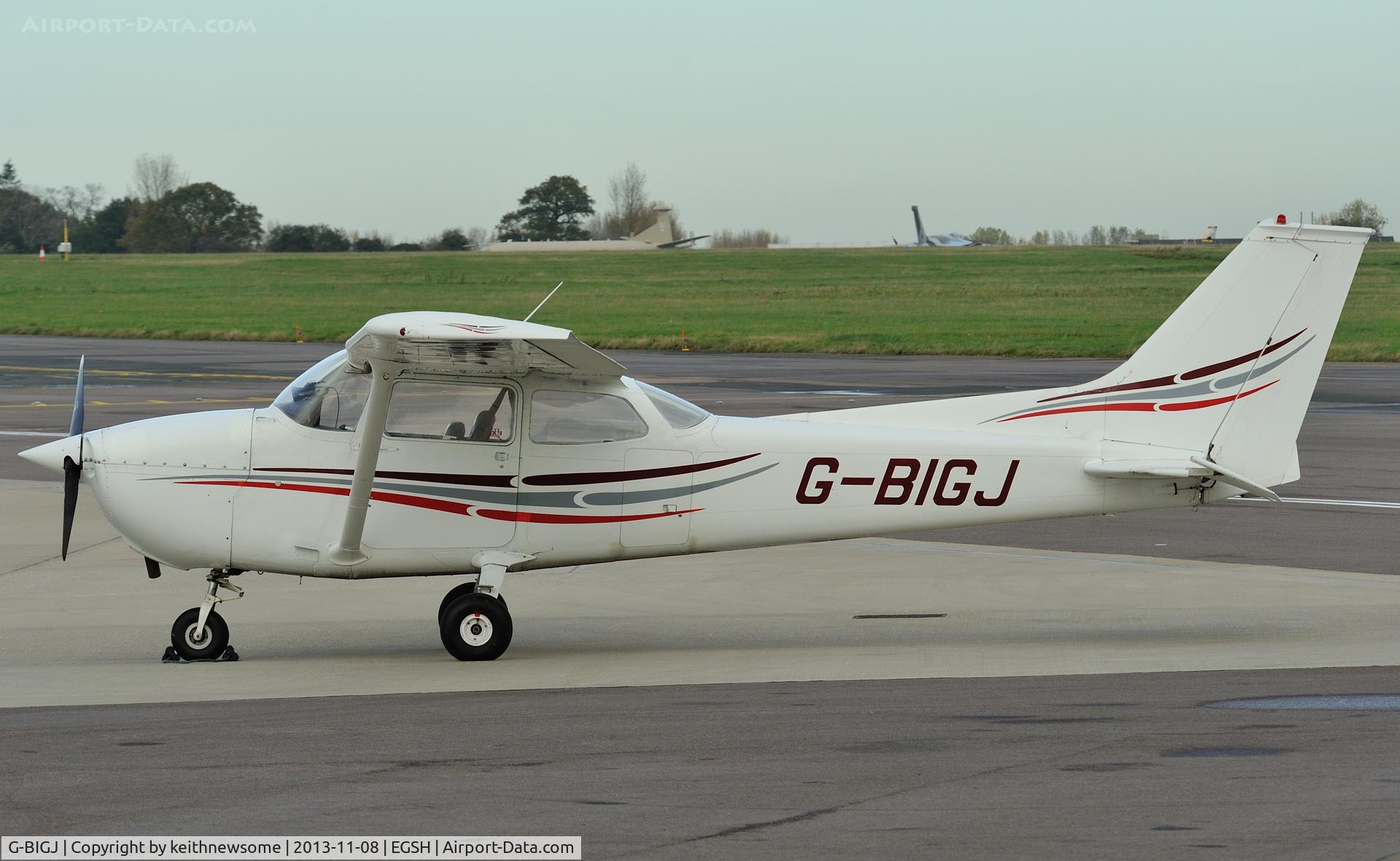 G-BIGJ, 1973 Reims F172M Skyhawk Skyhawk C/N 0936, Student pilot at rest !