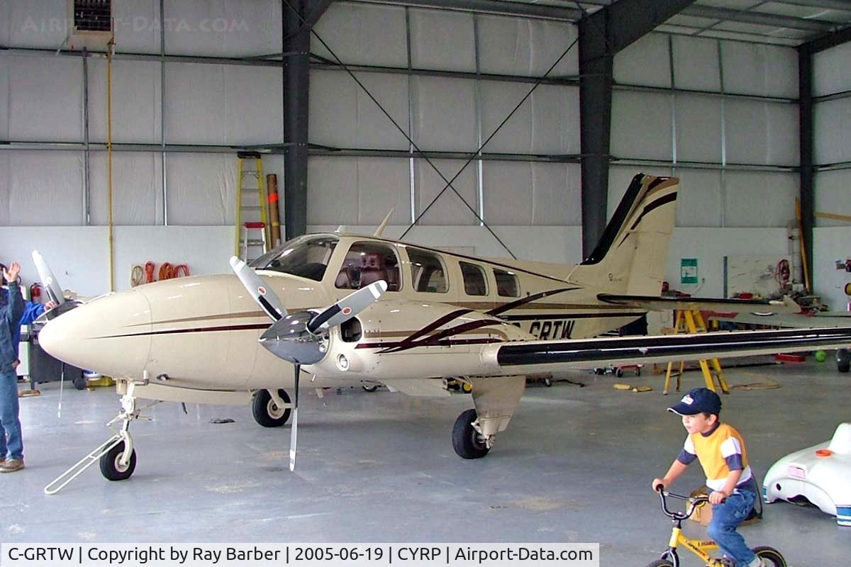 C-GRTW, 1982 Beech 58P Baron C/N TJ-390, Beech 58P Baron [TJ-390] Ottawa-Carp~C 19/06/2005