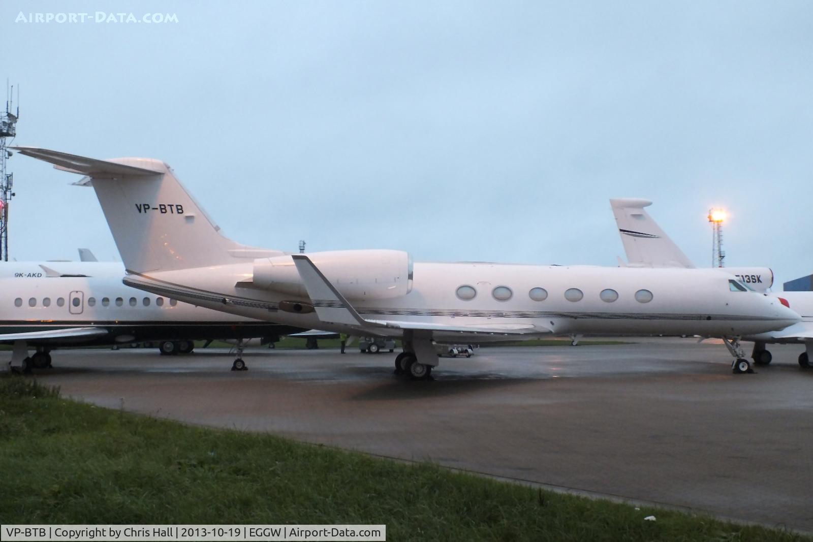 VP-BTB, 2007 Gulfstream Aerospace GIV-X (G450) C/N 4103, Tail Wind Inc