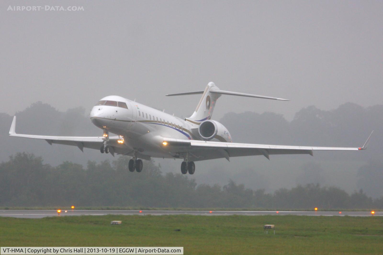 VT-HMA, 2008 Bombardier BD-700-1A10 Global Express C/N 9317, Reliance Commercial Dealers Ltd