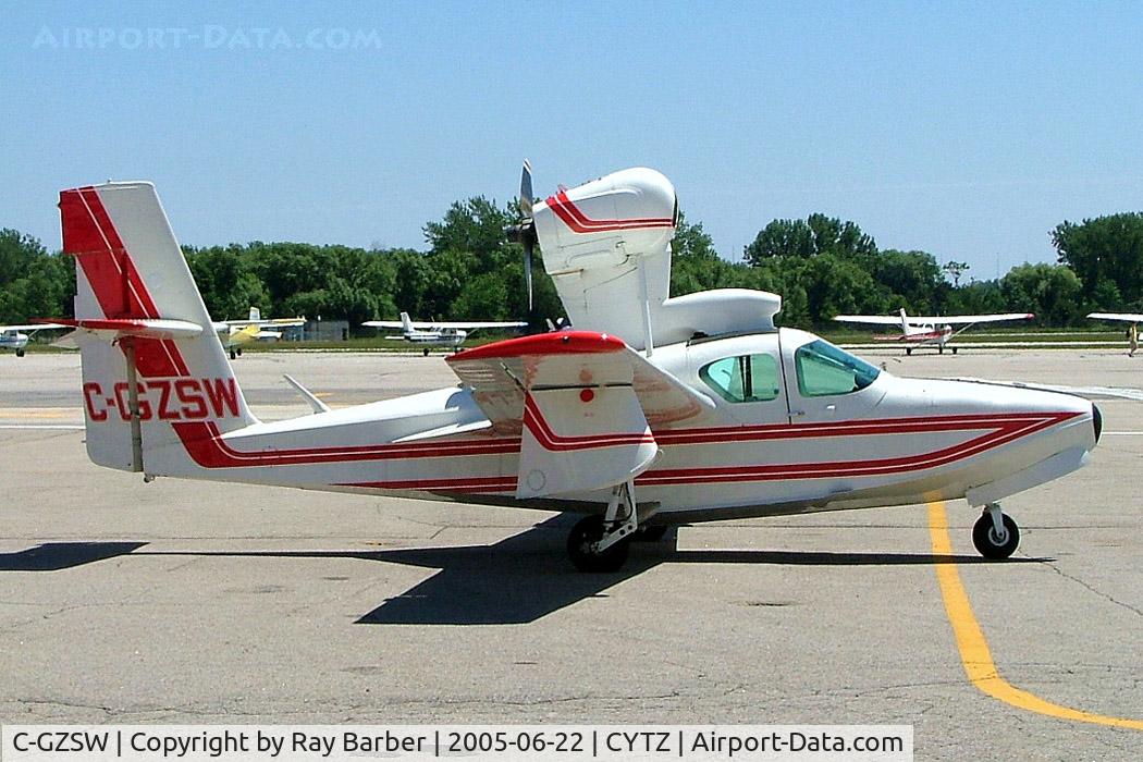 C-GZSW, 1979 Lake LA-4-200 Buccaneer C/N 989, Lake LA-4-200 Buccaneer [989] Toronto-City Centre Airport~C 22/06/2005