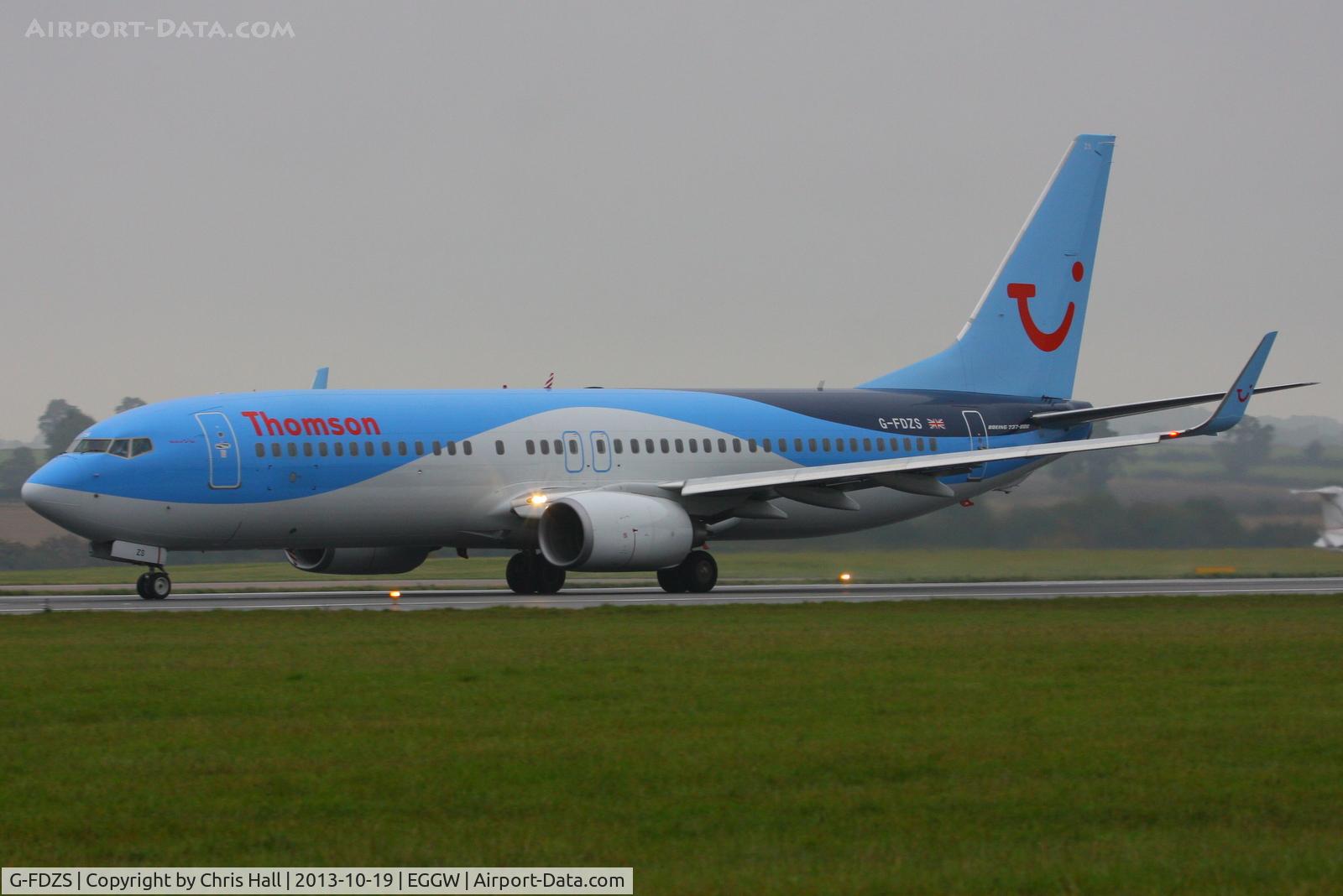 G-FDZS, 2009 Boeing 737-8K5 C/N 35147, Thomson