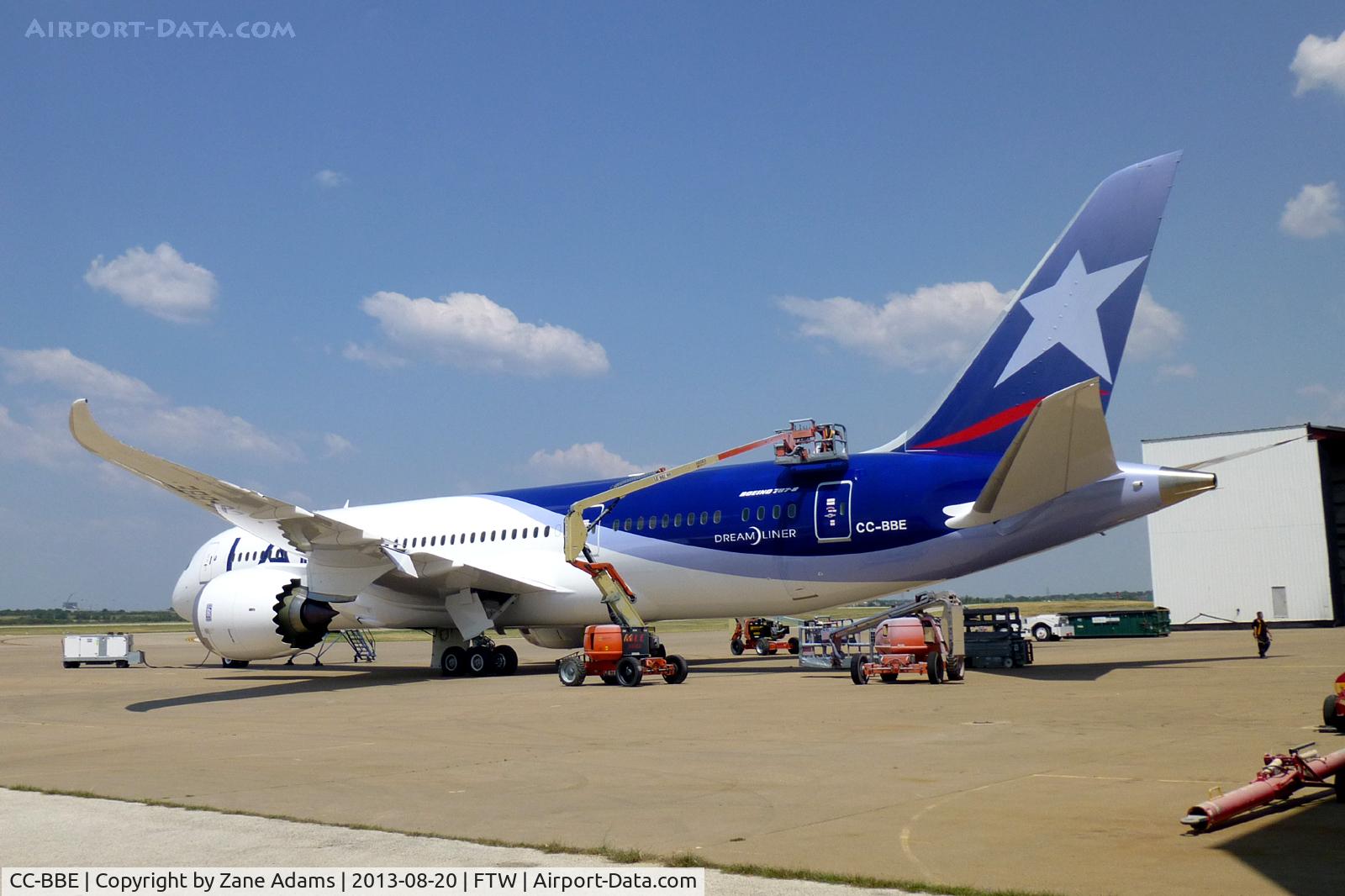 CC-BBE, 2013 Boeing 787-8 Dreamliner C/N 38473, Boeing 787 at Meacham Field - fresh out of the paint shop