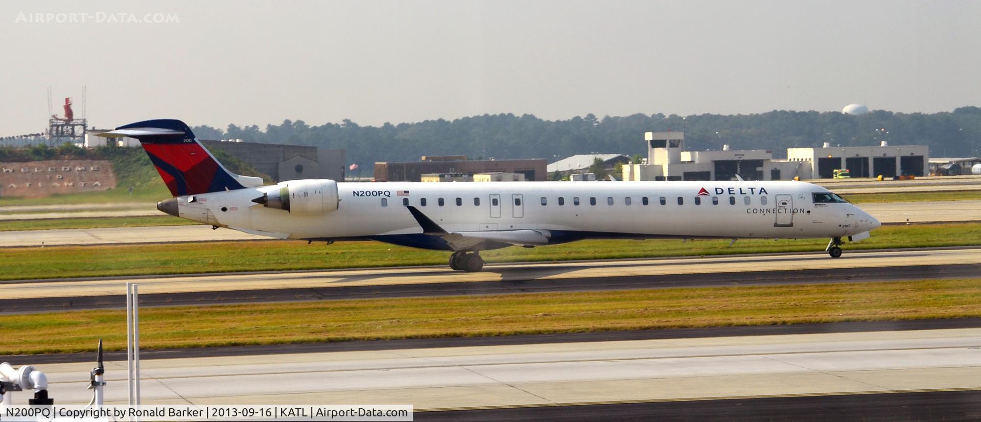 N200PQ, 2008 Bombardier CRJ-900ER (CL-600-2D24) C/N 15200, Taxi Atlanta