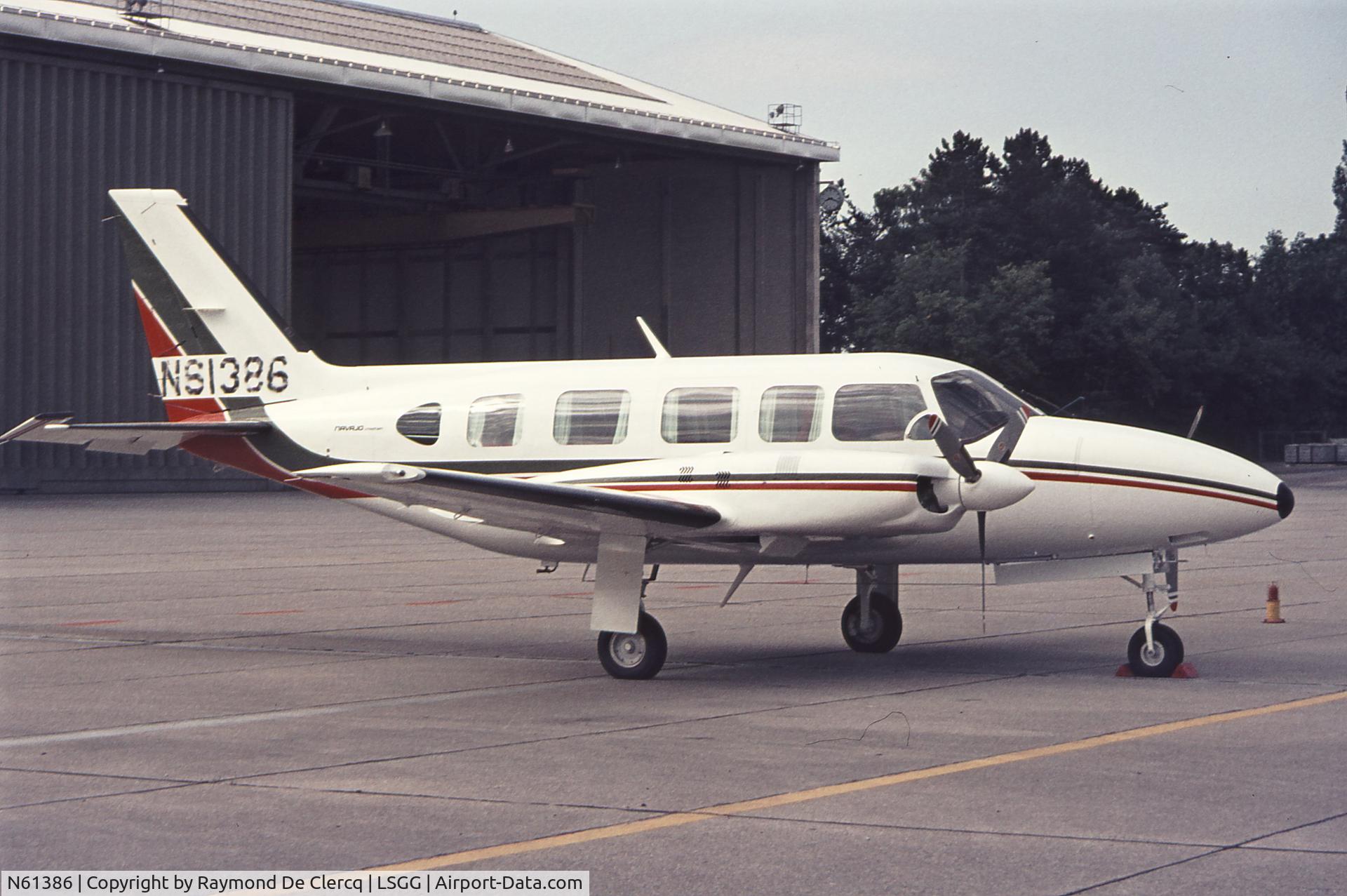 N61386, Piper PA-31-350 Navajo Chieftain Chieftain C/N 31-7552103, Geneva, summer 1974