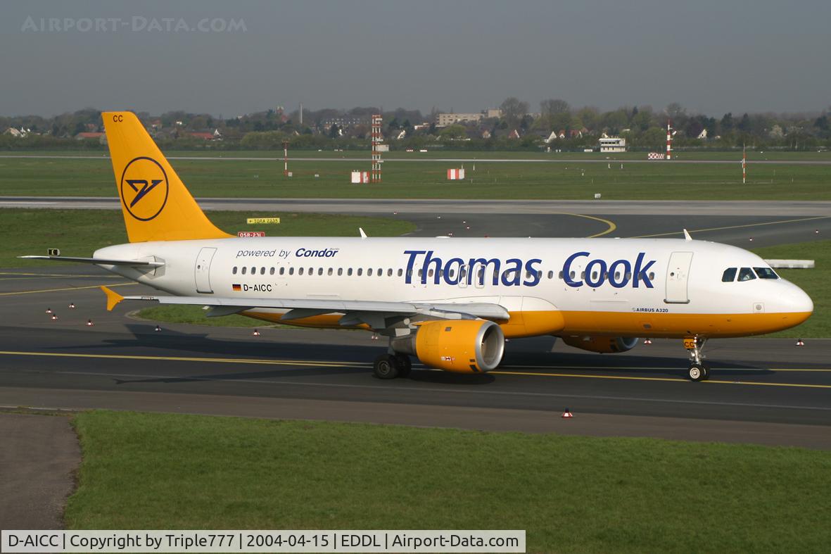 D-AICC, 1998 Airbus A320-212 C/N 0809, Thomas Cook powered by  Condor