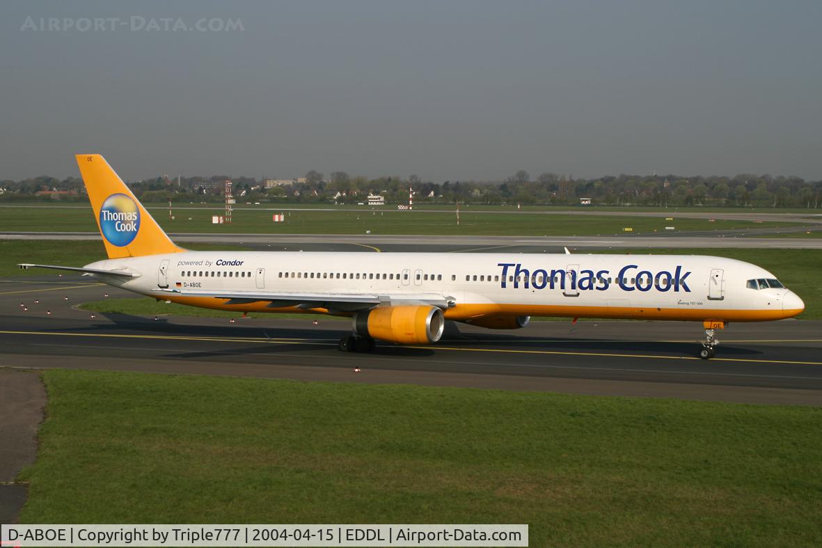 D-ABOE, 1999 Boeing 757-330 C/N 29012, Thomas Cook powered by Condor