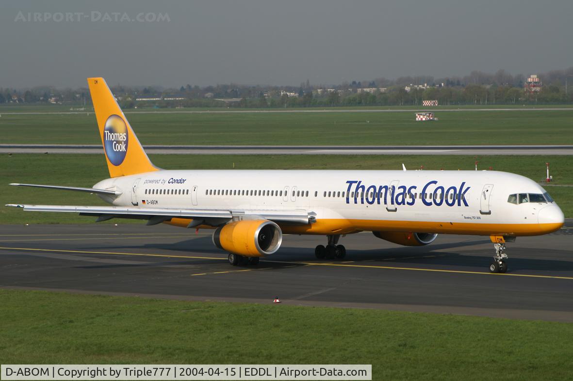 D-ABOM, 2000 Boeing 757-330 C/N 29022, Thomas Cook powered by Condor