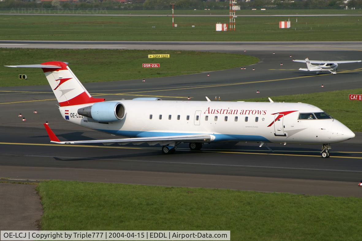 OE-LCJ, 1996 Canadair CRJ-200LR (CL-600-2B19) C/N 7142, Austrian Arrows