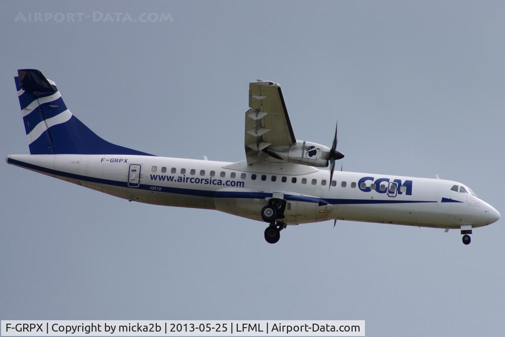 F-GRPX, 2006 ATR 72-212A C/N 734, Landing