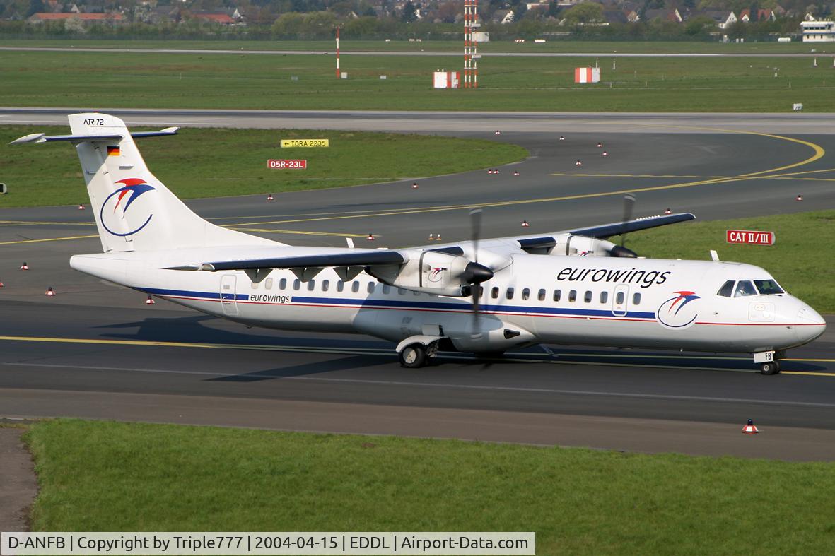 D-ANFB, 1991 ATR 72-202 C/N 229, Eurowings