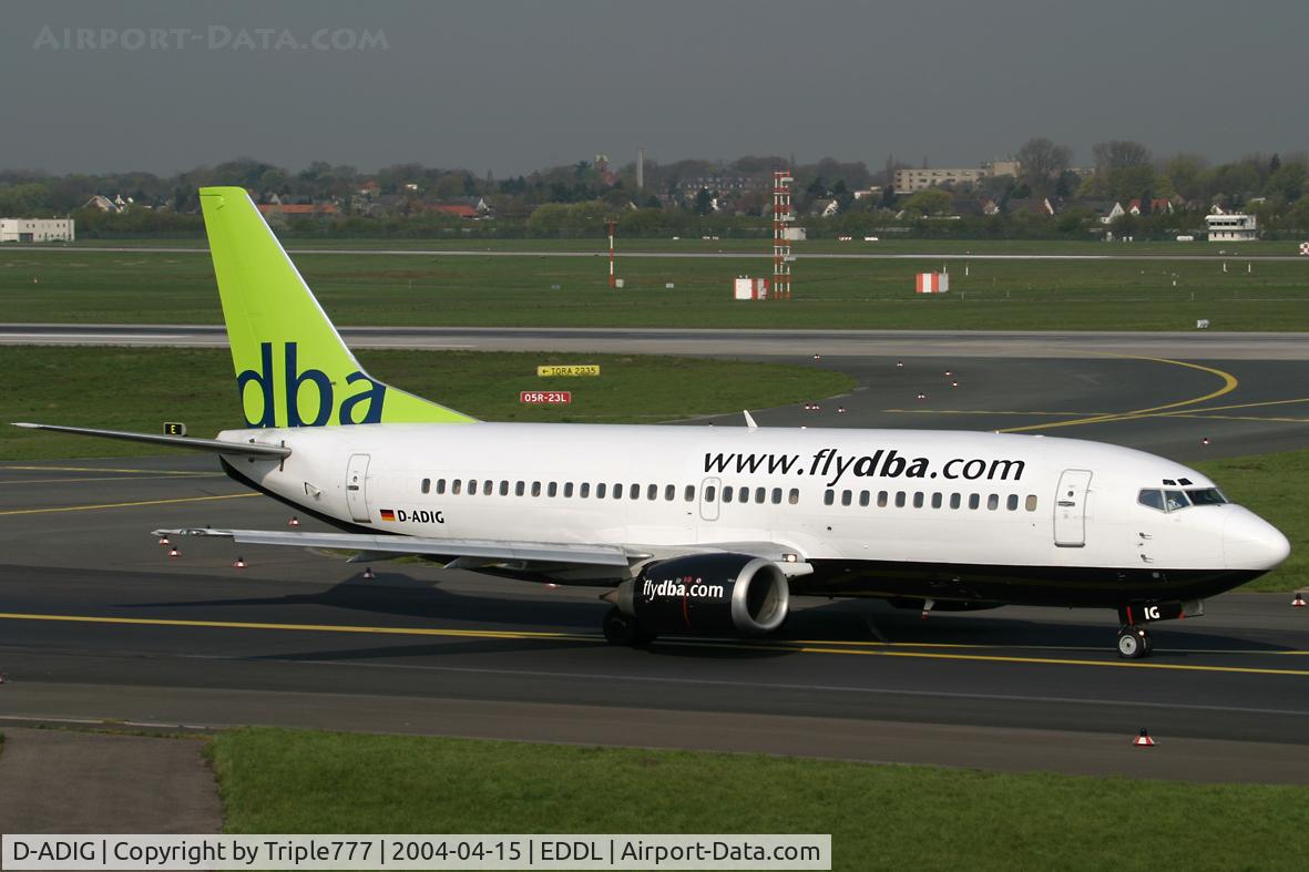D-ADIG, 1992 Boeing 737-3L9 C/N 26441, flydba