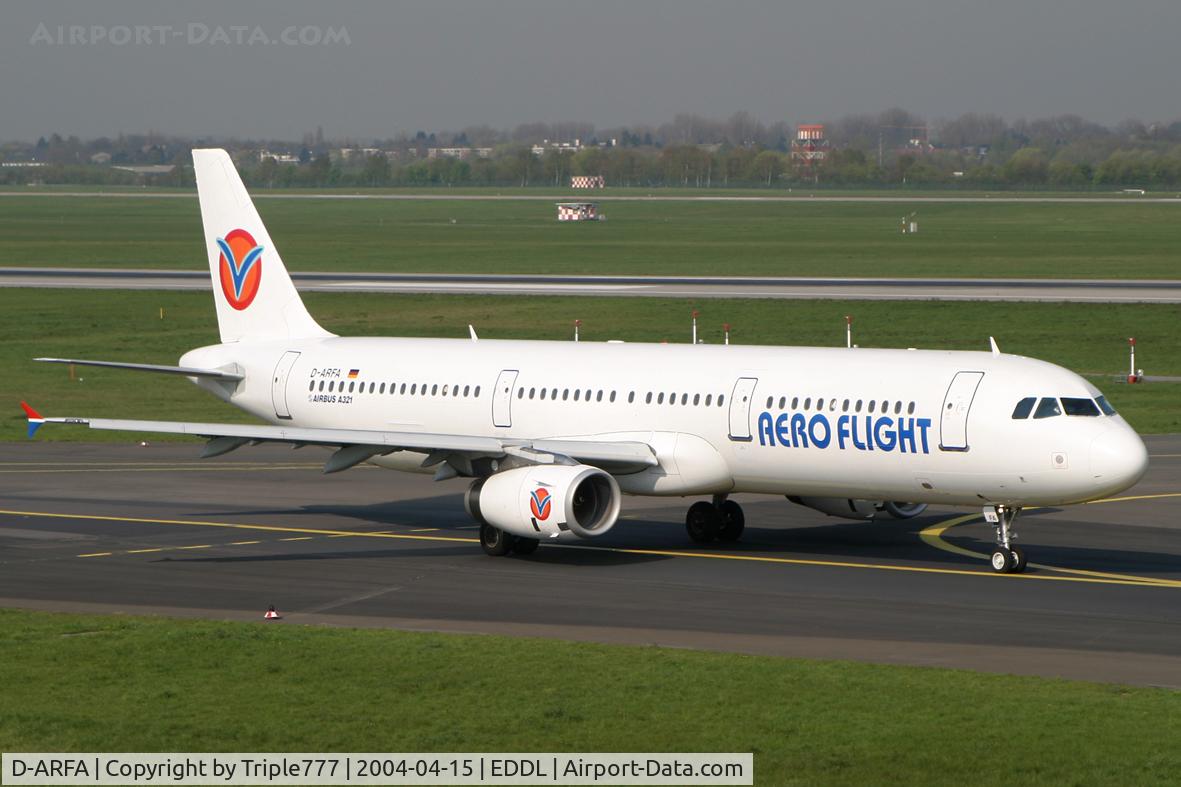 D-ARFA, 2000 Airbus A321-231 C/N 1218, Aero Flight