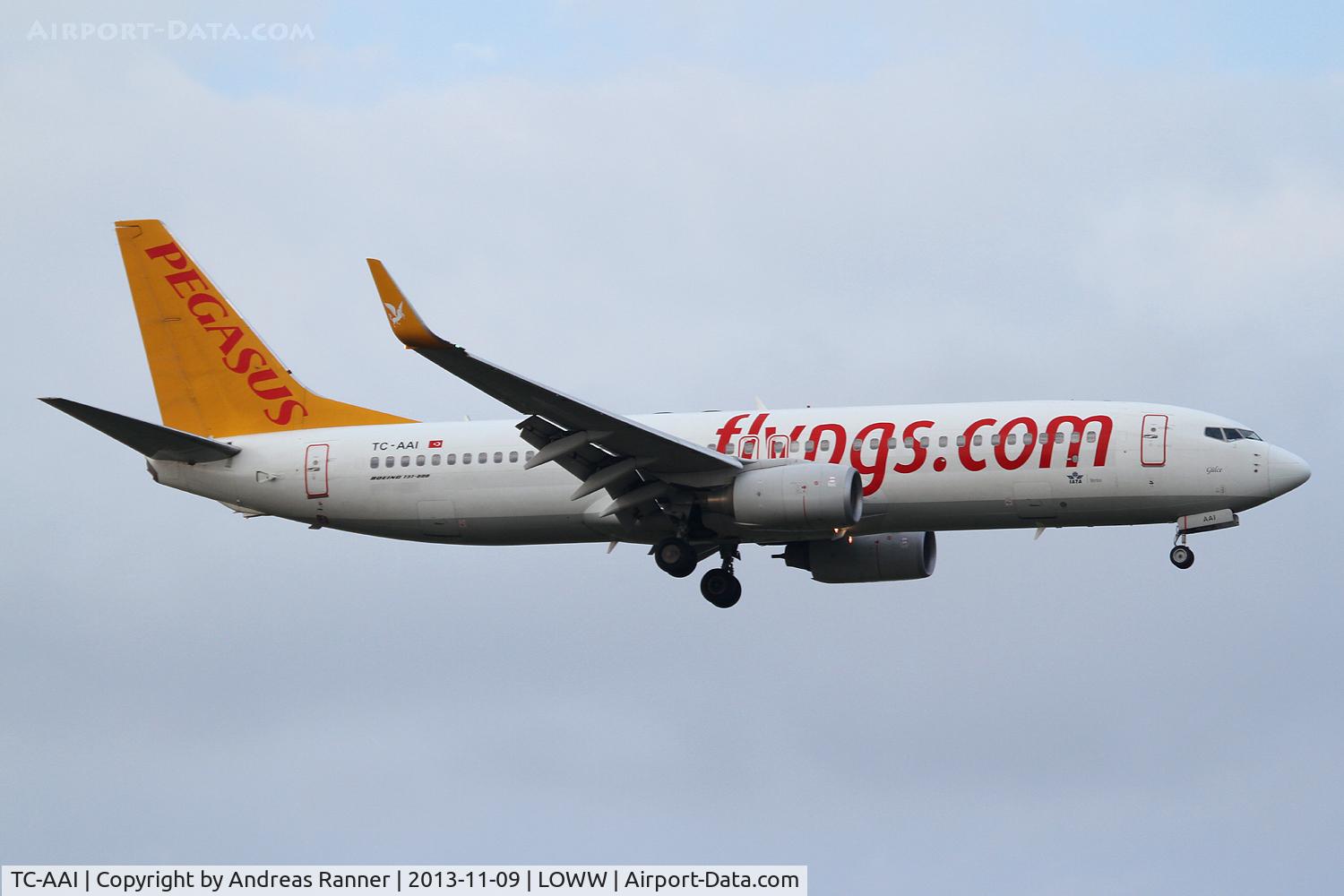 TC-AAI, 2008 Boeing 737-82R C/N 35699, Pegasus Boeing 737