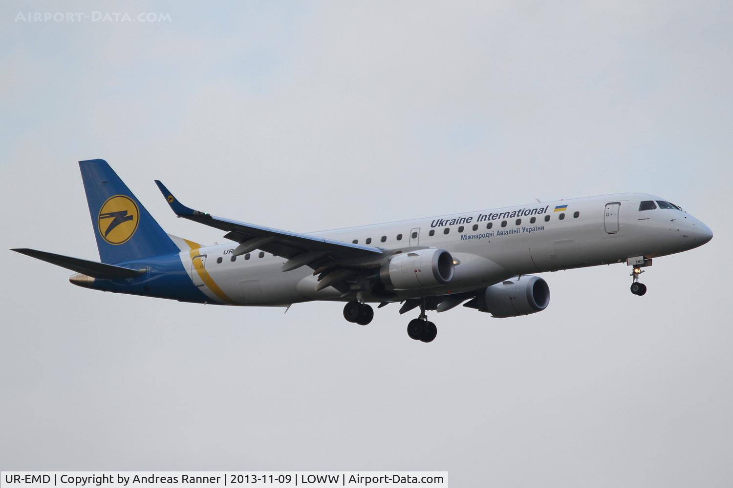 UR-EMD, 2013 Embraer 190STD (ERJ-190-100) C/N 19000602, Ukraine International Embraer ERJ-190